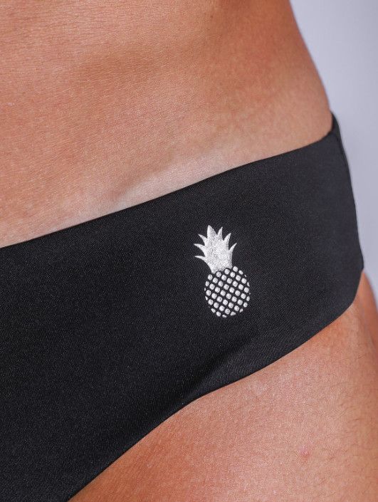 JJ MALIBU SIDE TIE SWIM BRIEFS OBSIDIAN, Size: SMALL