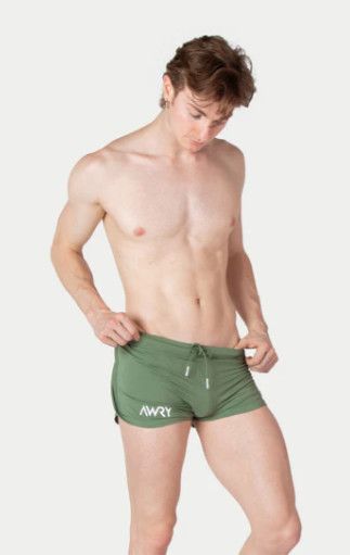 AWRY RETRO JOCK SHORTS SAGE