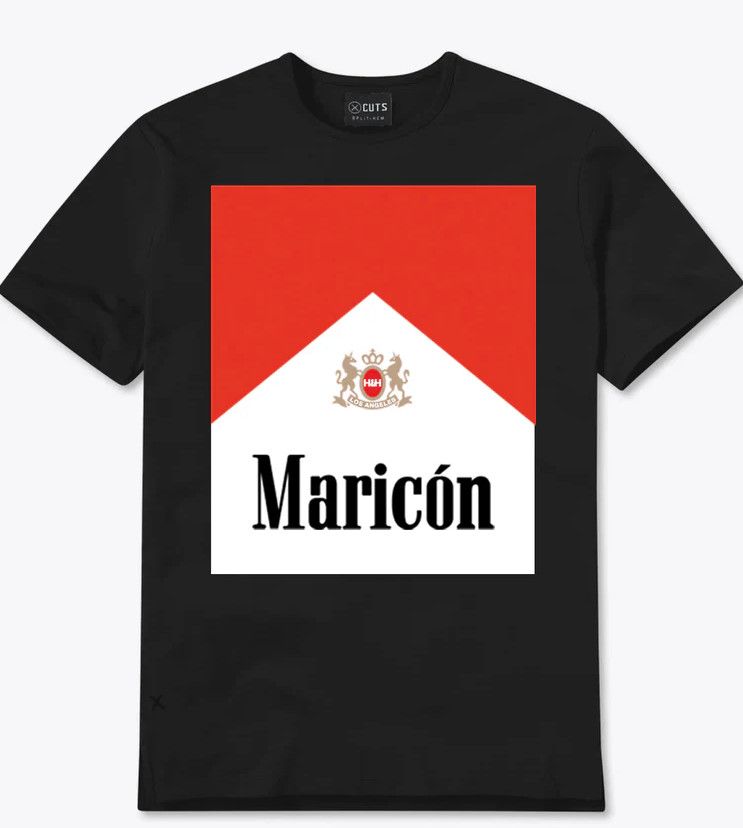HORSE & HORN MARICON CIG INSPIRED T-SHIRT BLACK
