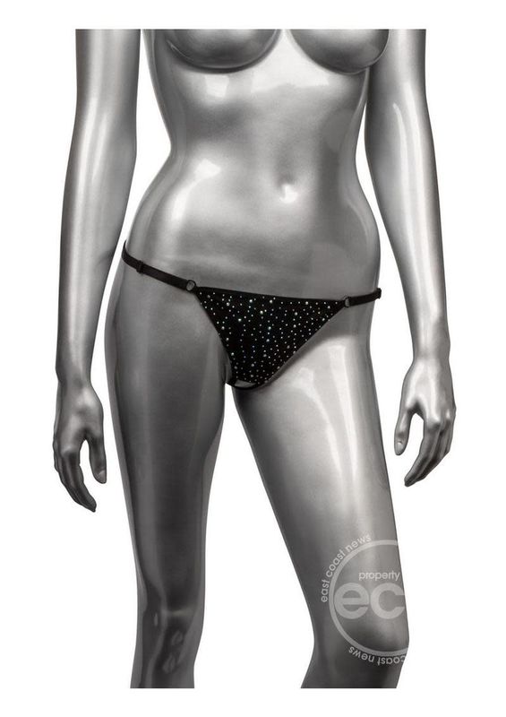 RADIANCE CROTCHLESS THONG BLACK