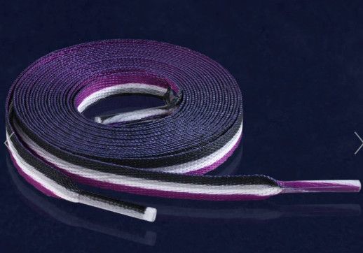 ASEXUAL PRIDE SHOE LACES
