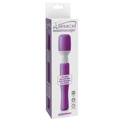 MINI WANACHI WATERPROOF MASSAGER 8" PURPLE