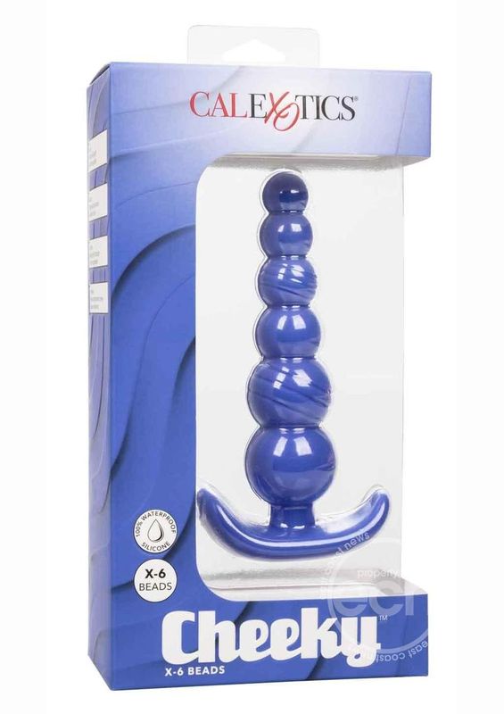 CHEEKY X-6 BEADS SILICONE BLUE