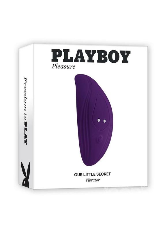 PLAYBOY OUR LITTLE SECRET PURPLE RECHARGEABLE PANTY VIBE WITH REMOTE