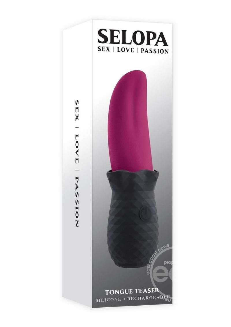 SELOPA TONGUE TEASER RECHARGEABLE SILICONE CLITORAL STIMULATOR