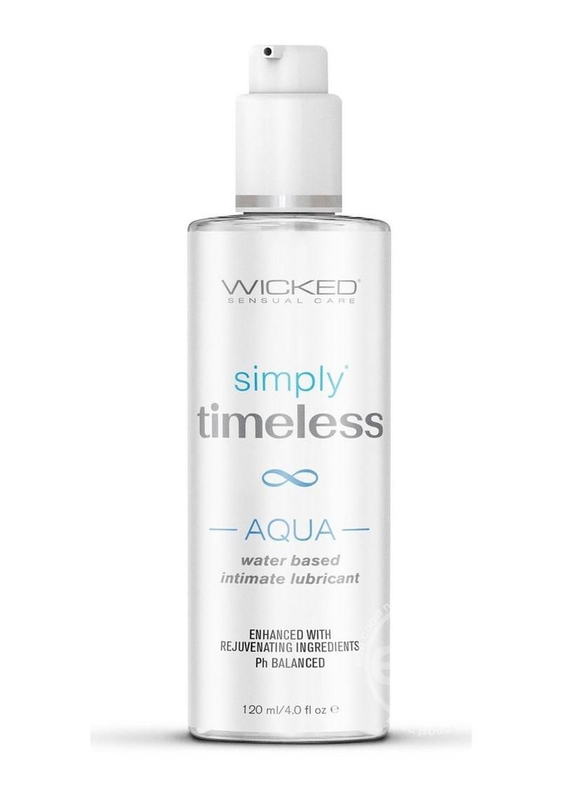 WICKED SIMPLY TIMELESS AQUA WATER BASED LUBRICANT 4oz