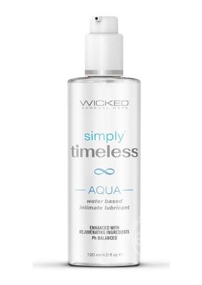 WICKED SIMPLY TIMELESS AQUA WATER BASED LUBRICANT 4oz