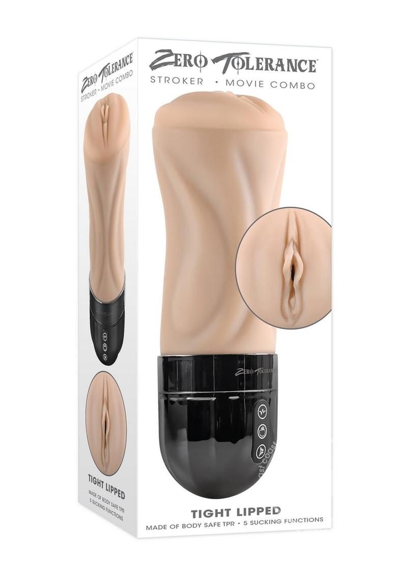 ZERO TOLERANCE TIGHT LIPPED RECHARGEABLE PUSSY MASTURBATOR