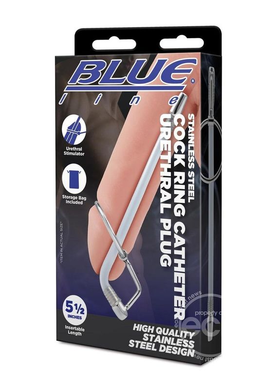 BLUELINE STAINLESS STEEL C-RING CATHETER PLUG