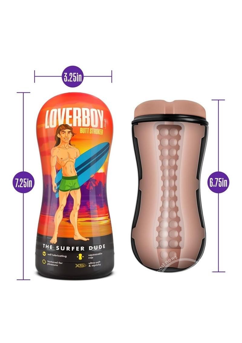 COVERBOY SELF LUBRICATING ANAL STROKER COVERBOY SELF LUBRICATING ANAL STROKER, Type: SURFER DUDE