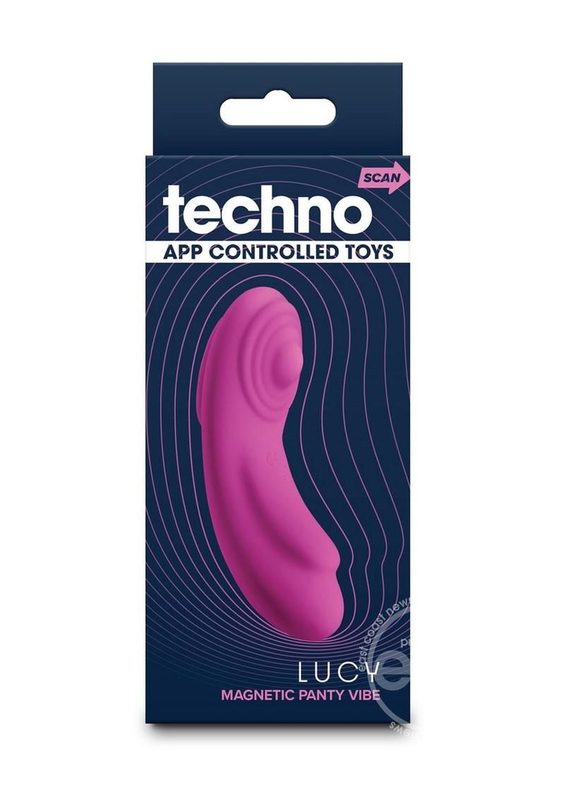 TECHNO LUCY RECHARGEABLE SILICONE APP COMPATIBLE PANTY VIBE MAGENTA