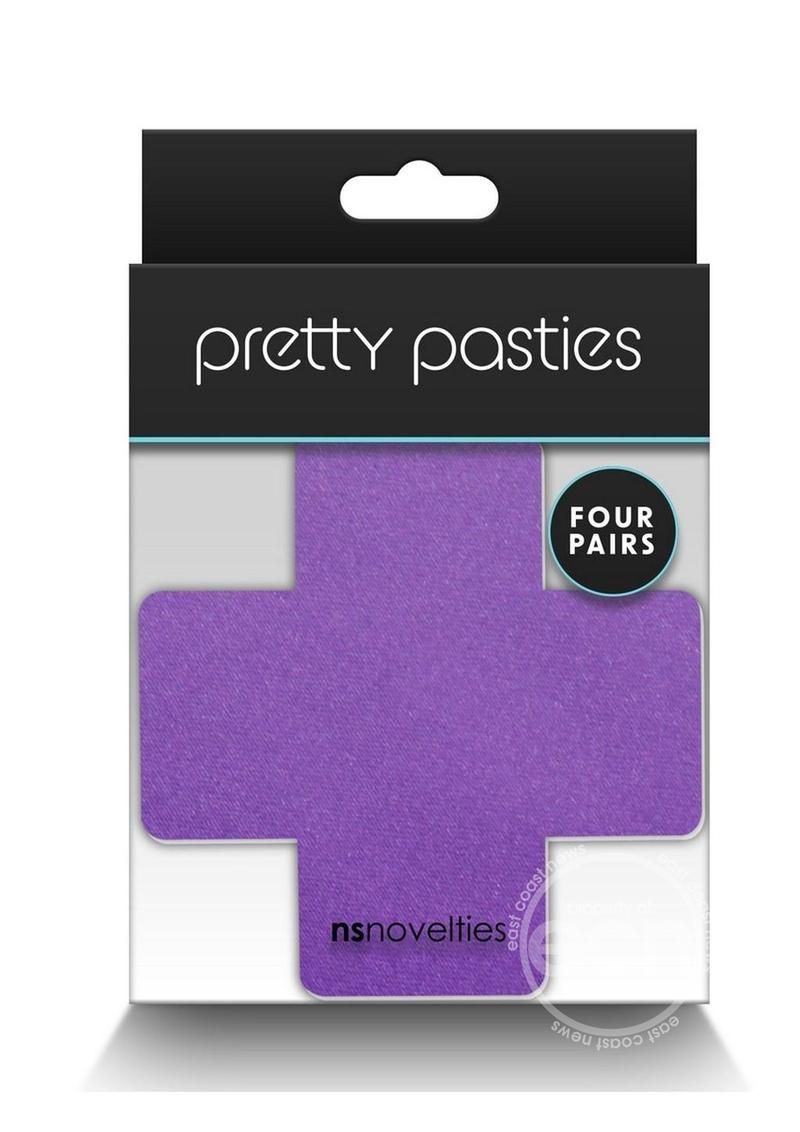 PRETTY PASTIES CROSS MULTICOLOR 4 PACK, Color: VANILLA, PURPLE, BLACK & SEAFOAM