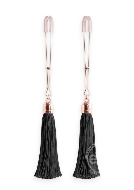 BOUND NIPPLE CLAMPS T1 ROSE GOLD & BLACK
