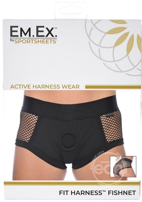EM EX FIT HARNESS FISHNET BLACK
