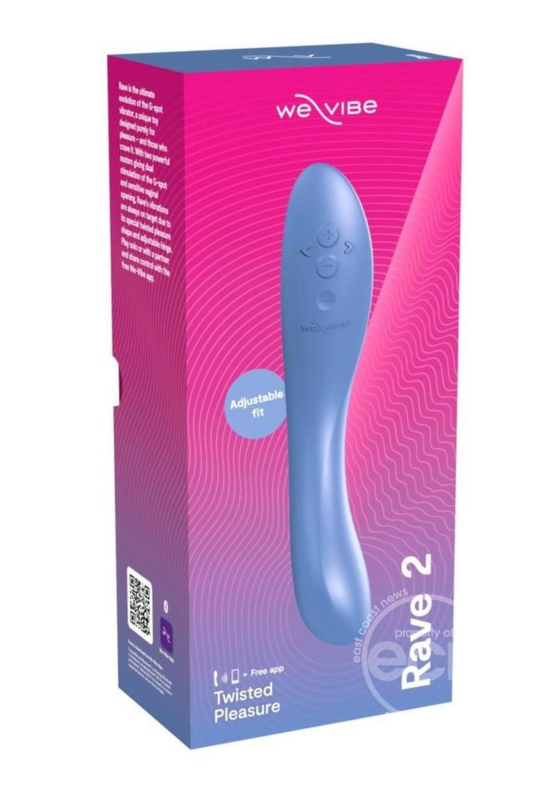 WE VIBE RAVE 2 TWISTED PLEASURE G-SPOT VIBRATOR BLUE