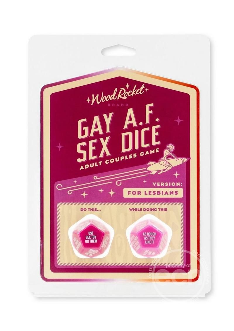 GAY AF SEX DICE FOR LESBIANS