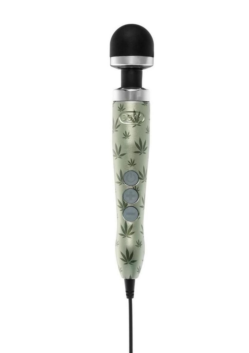 DOXY DIE CAST 3 PLUG-IN WAND MASSAGER CANNABIS PATTERN