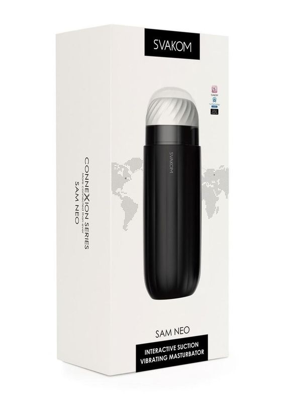 SVAKOM SAM NEO SILICONE INTERACTIVE RECHARGEABLE MASTURBATOR