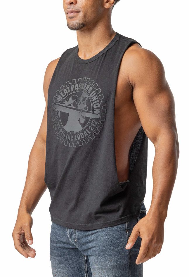 NASTY PIG MEAT PACKERS SHREDDER TANK TOP, Size: SMALL