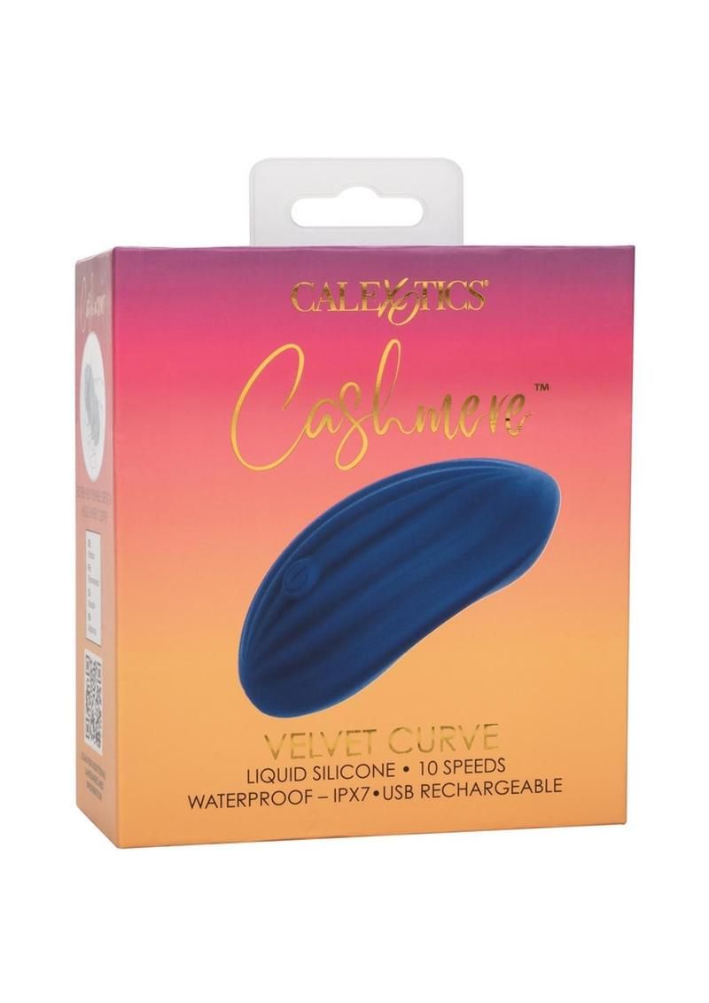 CASHMERE VELVET CURVE RECHARGEABLE SILICONE MASSAGER
