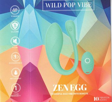 WILD POP VIBE ZEN EGG, Color: AQUA
