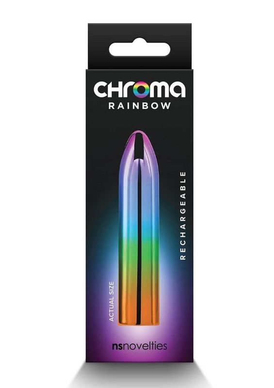 CHROMA RAINBOW RECHARGEABLE MEDIUM VIBRATOR