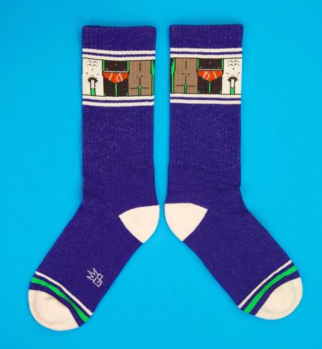 GUMBALL POODLE BUNS AND BONES GYM SOCKS