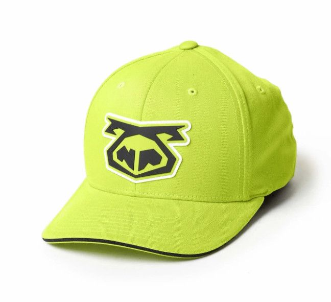 NASTY PIG SNOUT CAP 3.0 ACID LIME, BLACK & WHITE, Size: S/M