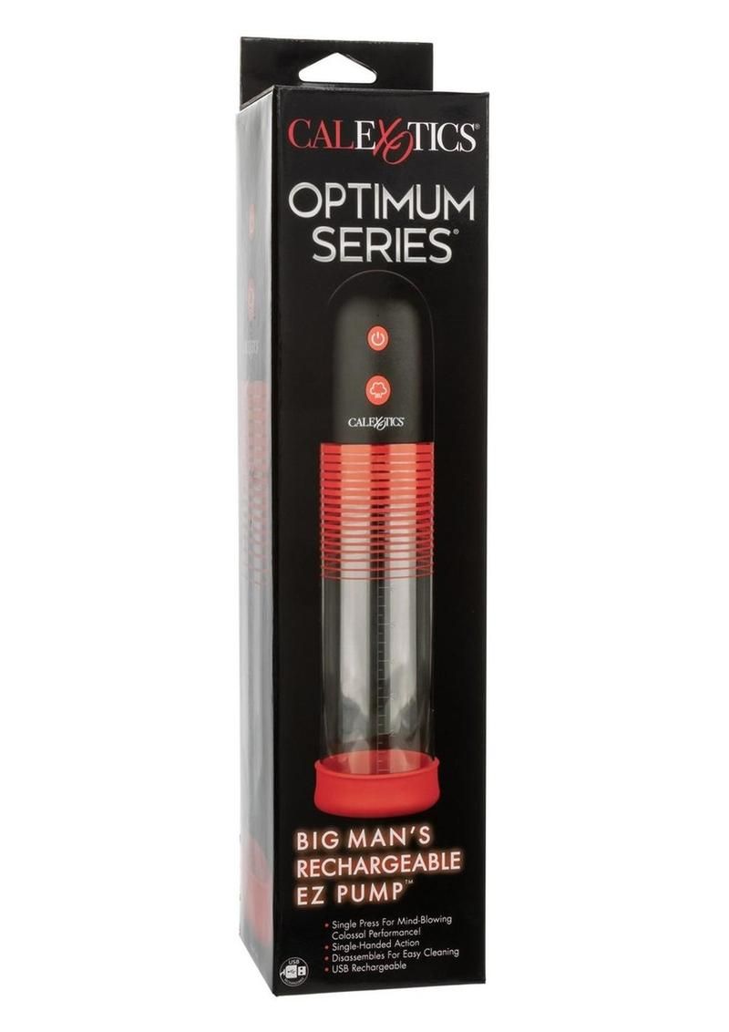 OPTIMUM SERIES BIG MAN'S RECHARGEABLE EZ PUMP BLACK & RED