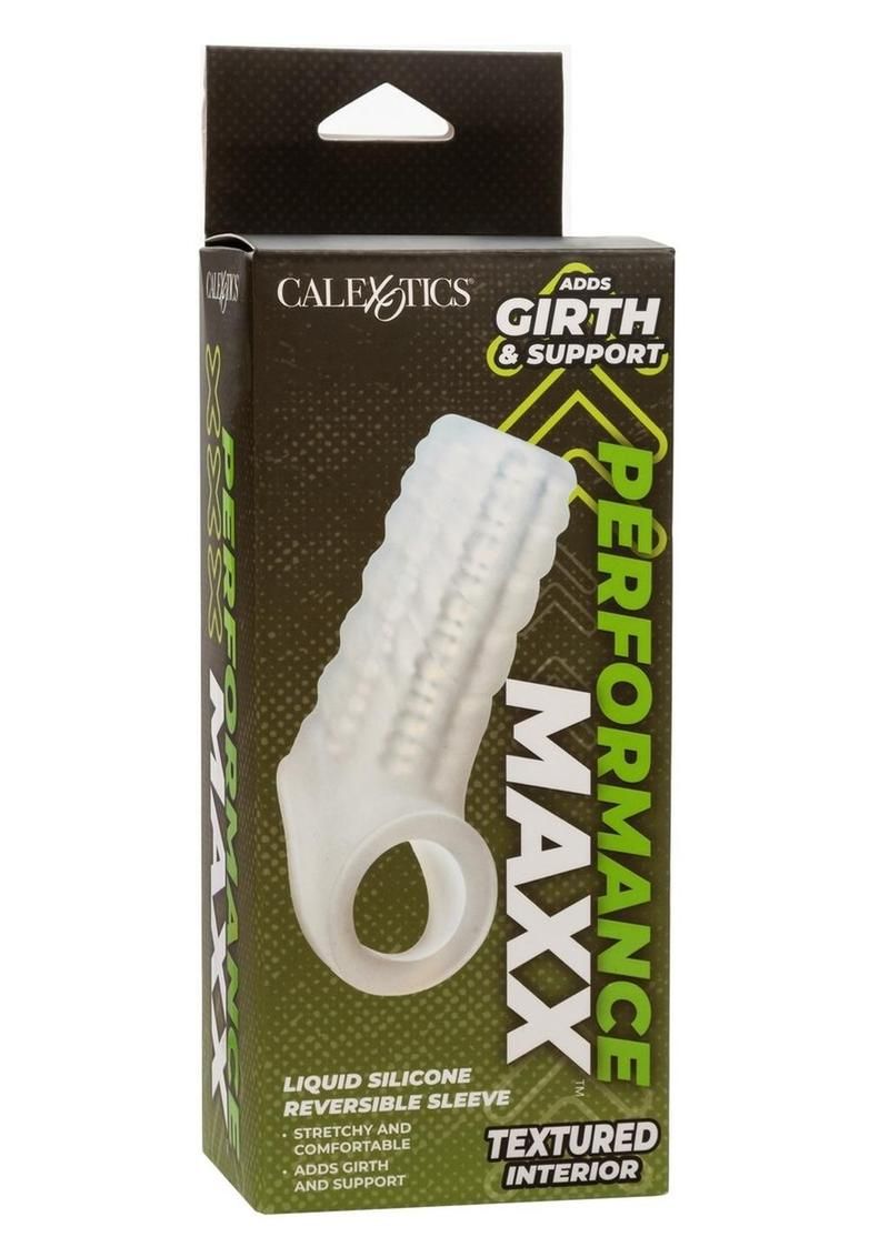 PERFORMANCE MAXX LIQUID SILICONE CLEAR REVERSIBLE SLEEVE