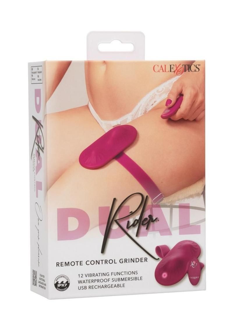 DUAL RIDER RECHARGEABLE SILICONE REMOTE CONTROL VIBRATOR