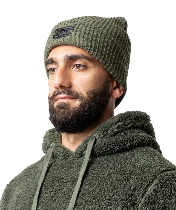 NASTY PIG SNOUT BEANIE ARMY GREEN OSFA