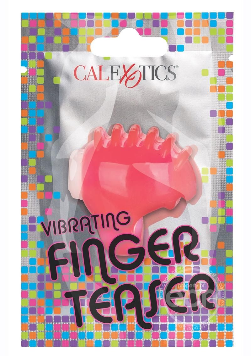 CAL EXOTICS VIBRATING FINGER TEASER FOIL PACK, Color: PINK
