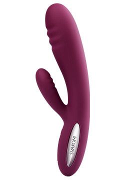 SVAKOM ADONIS VIOLET HEATING RABBIT VIBRATOR (DISC.)