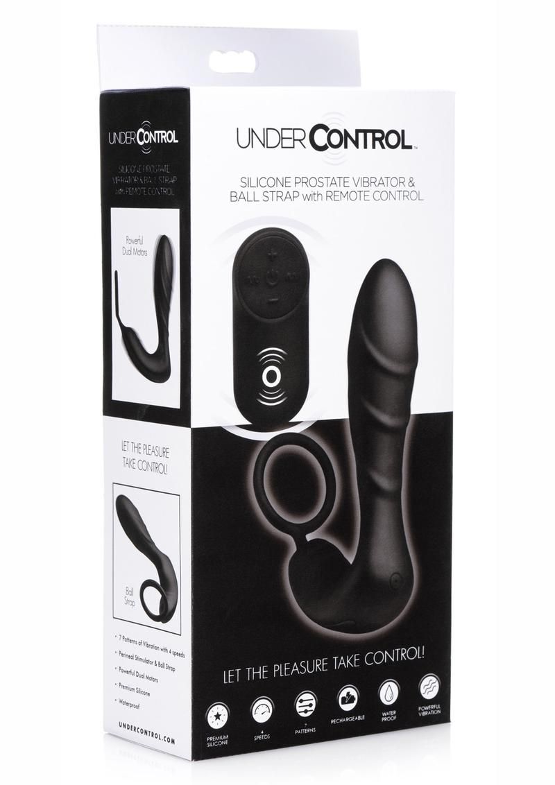 UNDER CONTROL PROSTATE VIBRATOR & COCK STRAP WITH REMOTE