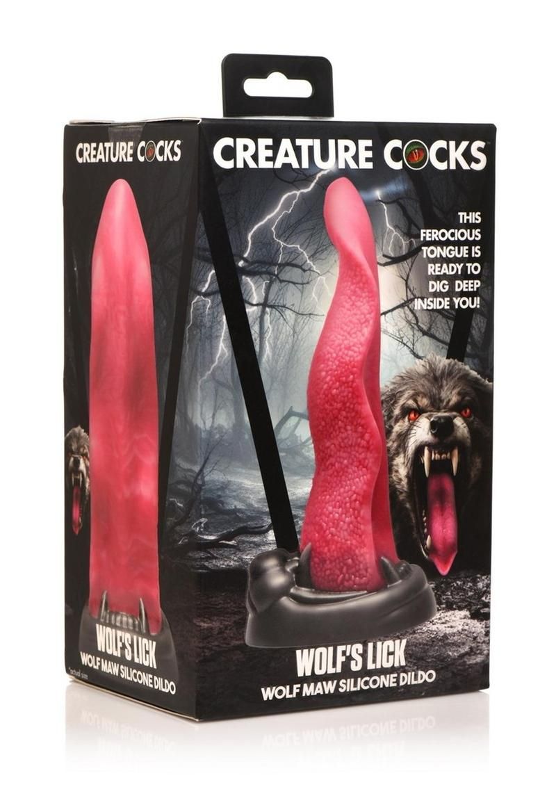 CREATURE COCK WOLF'S LICK WOLF MAW SILICONE DILDO
