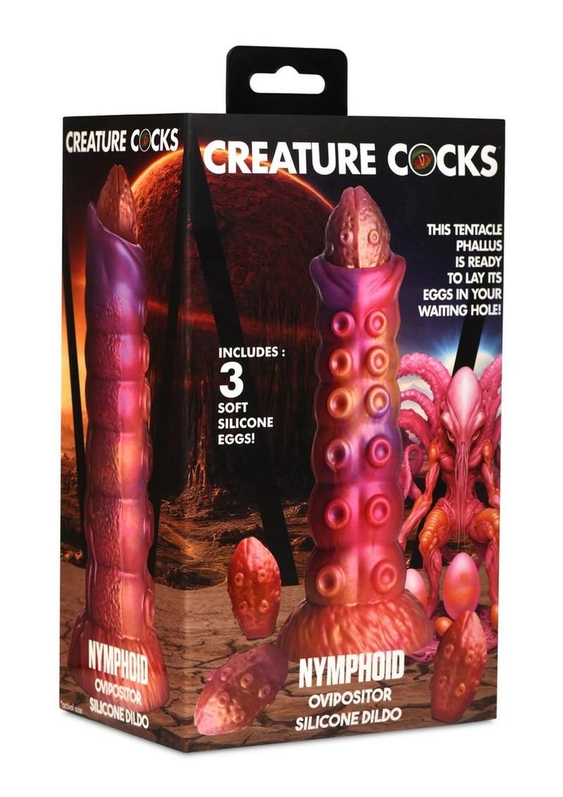 CREATURE COCKS NYMPHOID OVIPOSITOR SILICONE DILDO
