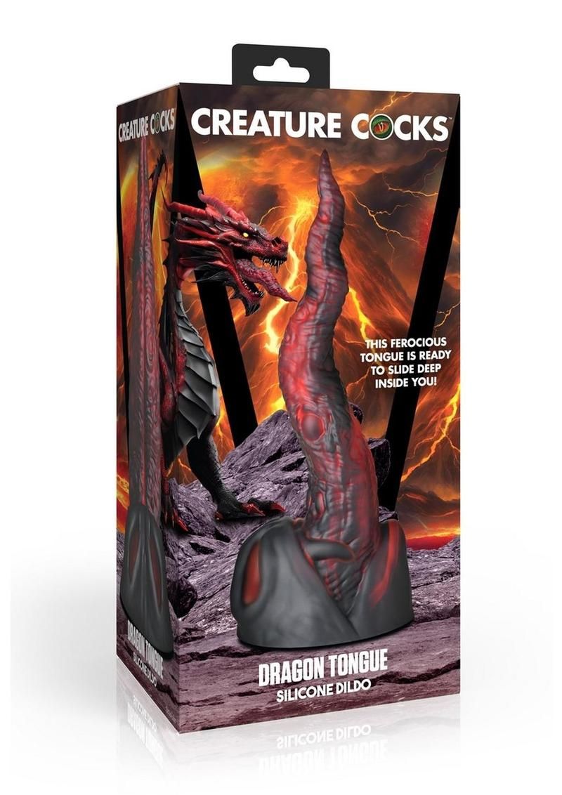 CREATURE COCKS DRAGON TONGUE SILICONE DILDO