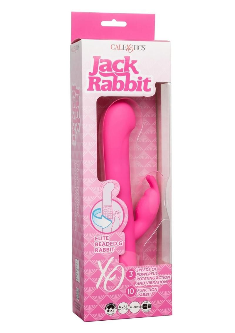 JACK RABBIT ELITE BEADED G RABBIT PINK
