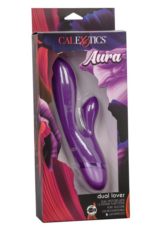 AURA DUAL LOVER DUAL SILICONE VIBRATOR