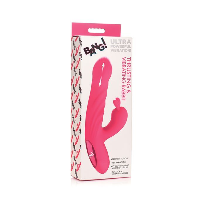 BANG! 10X THRUSTING & VIBRATING RABBIT PINK