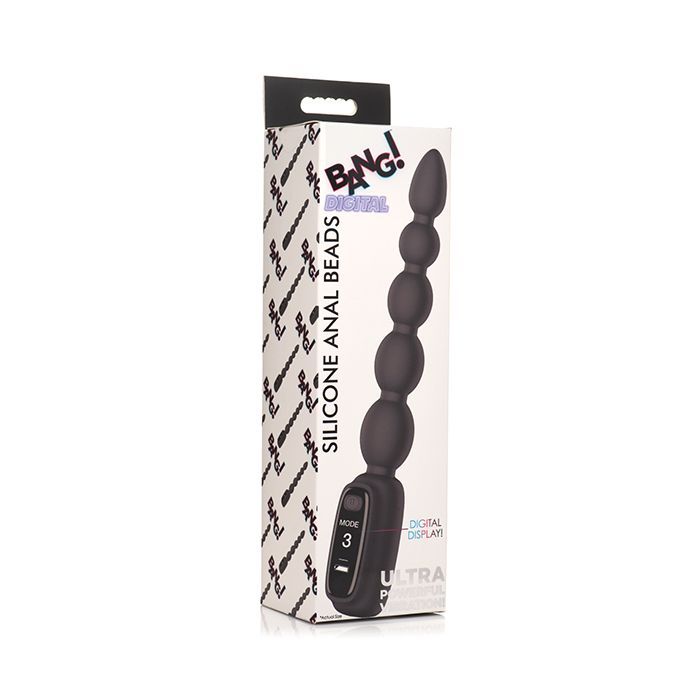 BANG! DIGITAL SILICONE VIBRATING ANAL BEADS