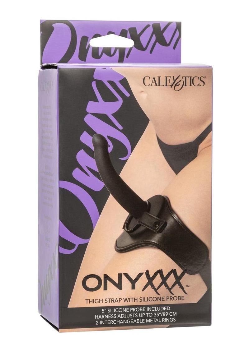 ONYXXX THIGH STRAP WITH SILICONE PROBE