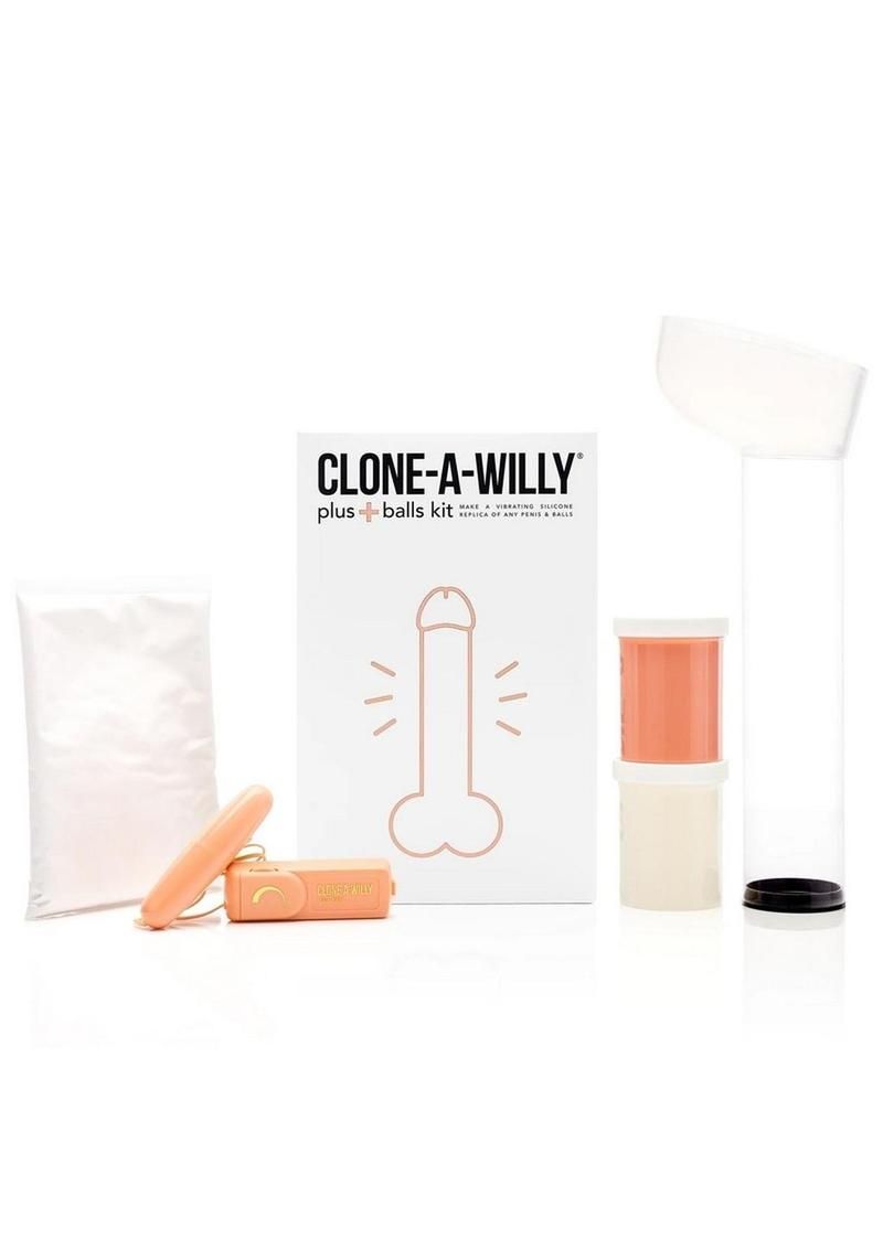 CLONE A WILLY PLUS BALLS VIBRATING SILICONE DILDO MOLDING KIT