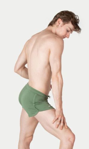 AWRY RETRO JOCK SHORTS SAGE, Size: SMALL