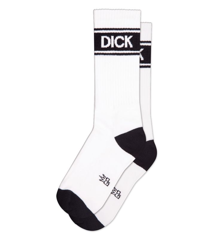 GUMBALL POODLE DICK BLACK/WHITE SOCKS (DISC.)