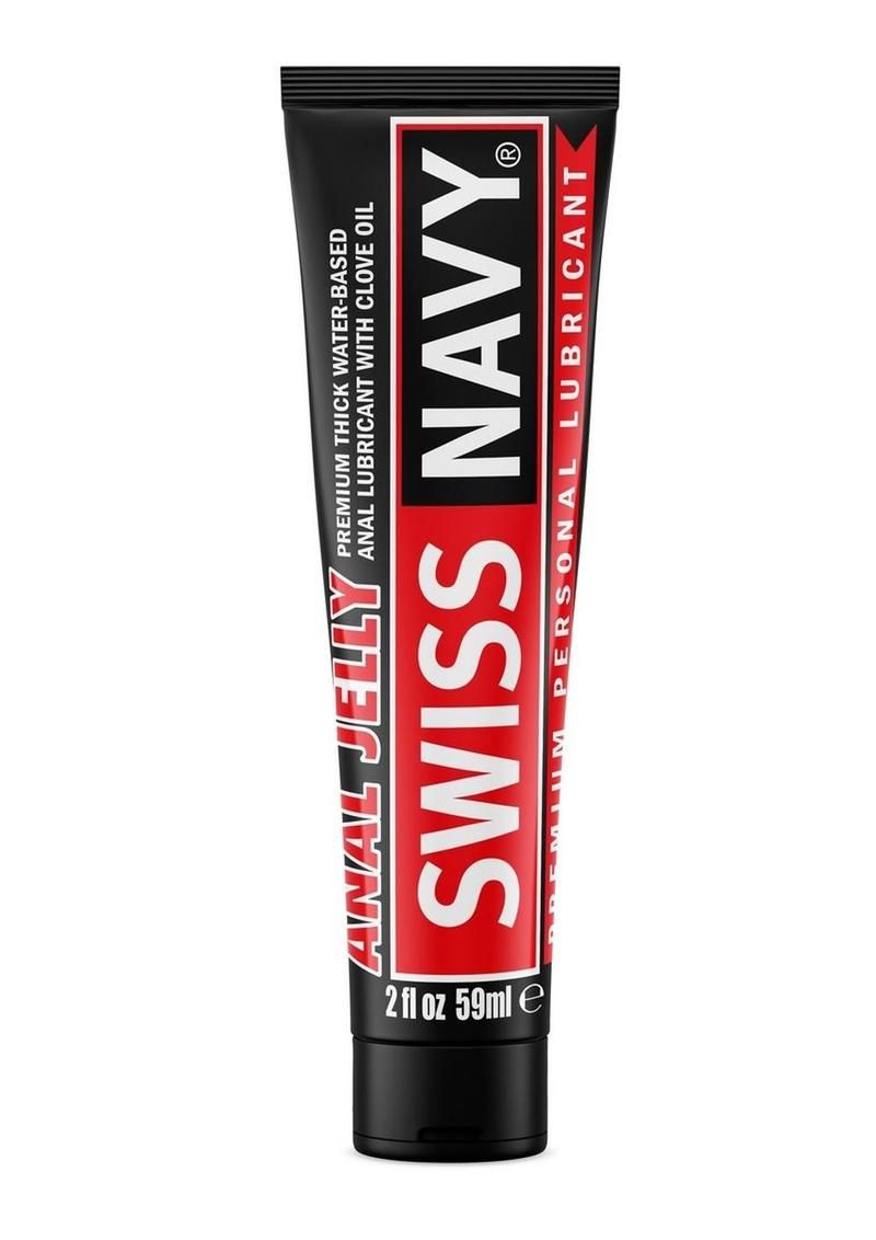 SWISS NAVY PREMIUM ANAL JELLY WATER BASED WITH CLOVE OIL, Size: 2 oz