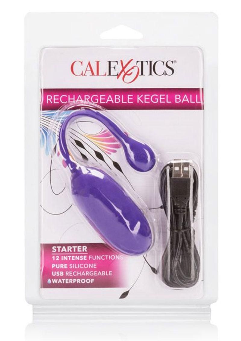 RECHARGEABLE KEGAL BALL 3in PURPLE