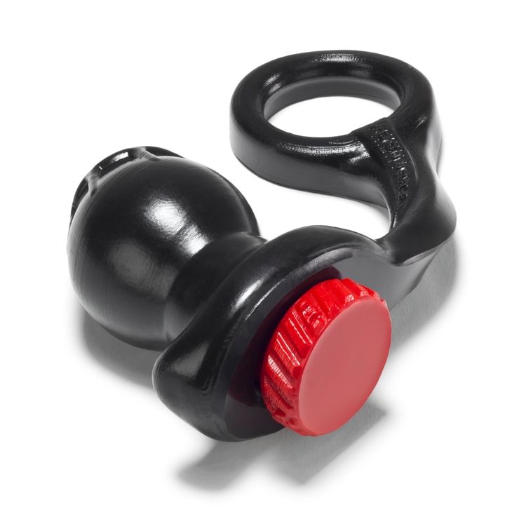 OXBALLS FUCKLOCK PLUG BLACK & RED