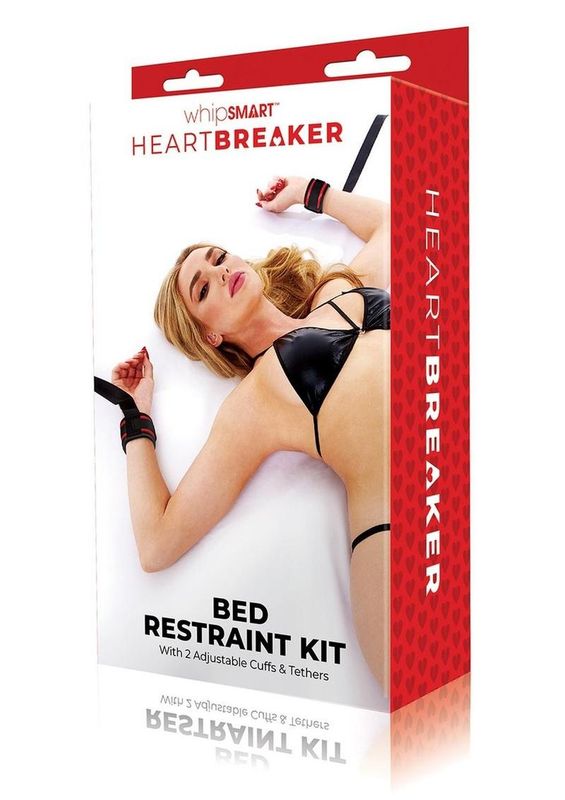 WHIPSMART HEARTBREAKER BEDSTRAPS BLACK & RED